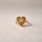 Bague étoile scintillante - Cœur Battant Visée Bijoux