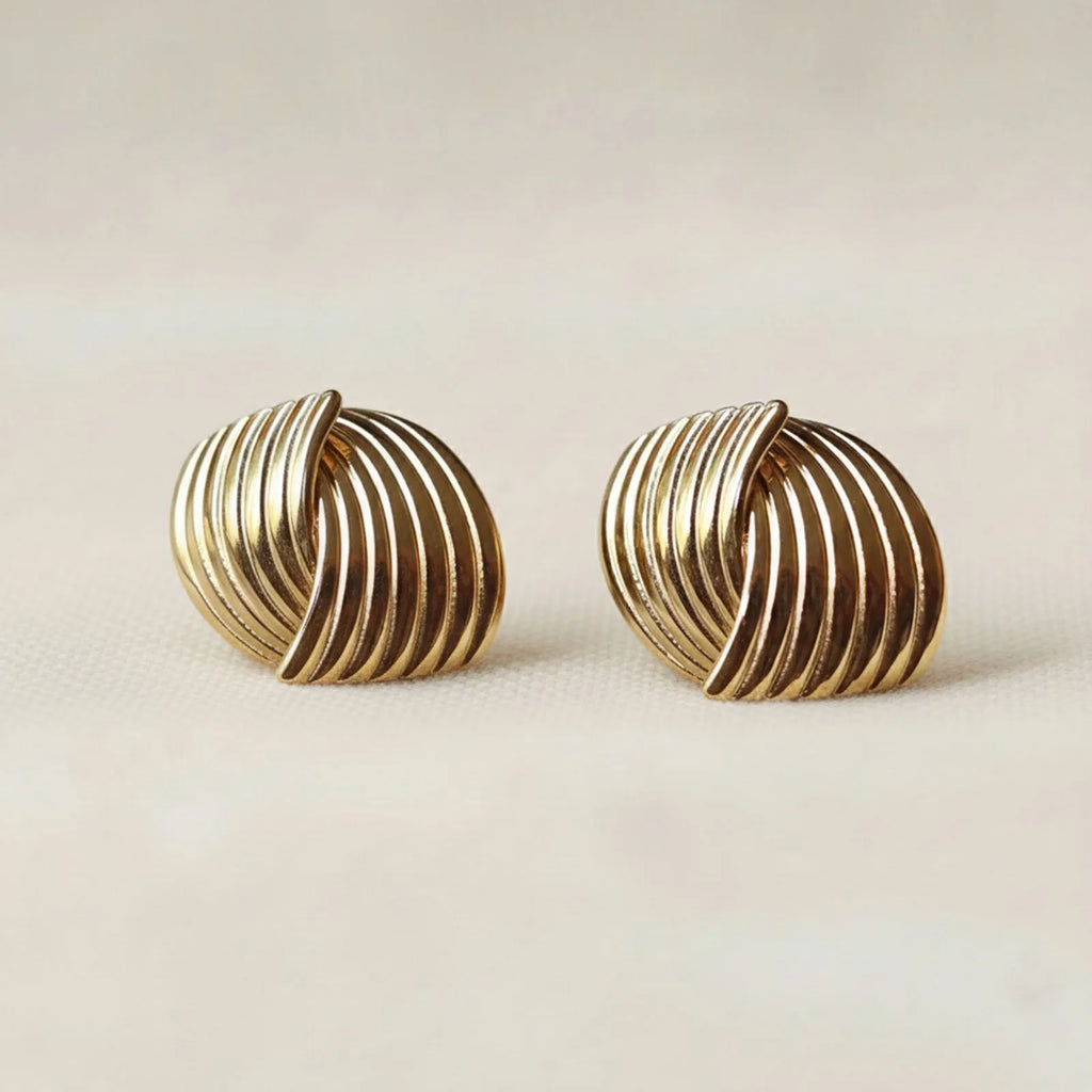 Boucles d’oreilles torsadées - Métamorphose Visée Bijoux