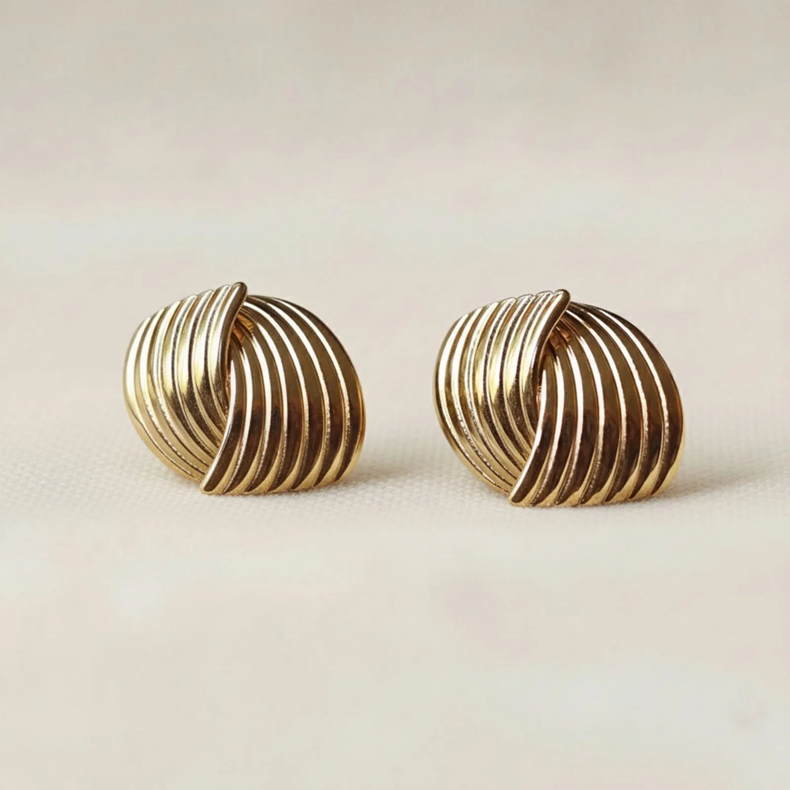 Boucles d’oreilles torsadées - Métamorphose Visée Bijoux