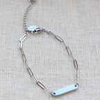 Bracelet 1-2-3 plaques – Expression Visée Bijoux