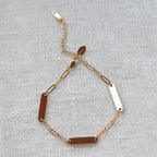 Bracelet 1-2-3 plaques – Expression Visée Bijoux