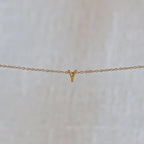 Collier lettre initiale doré - L’instant Visée Bijoux