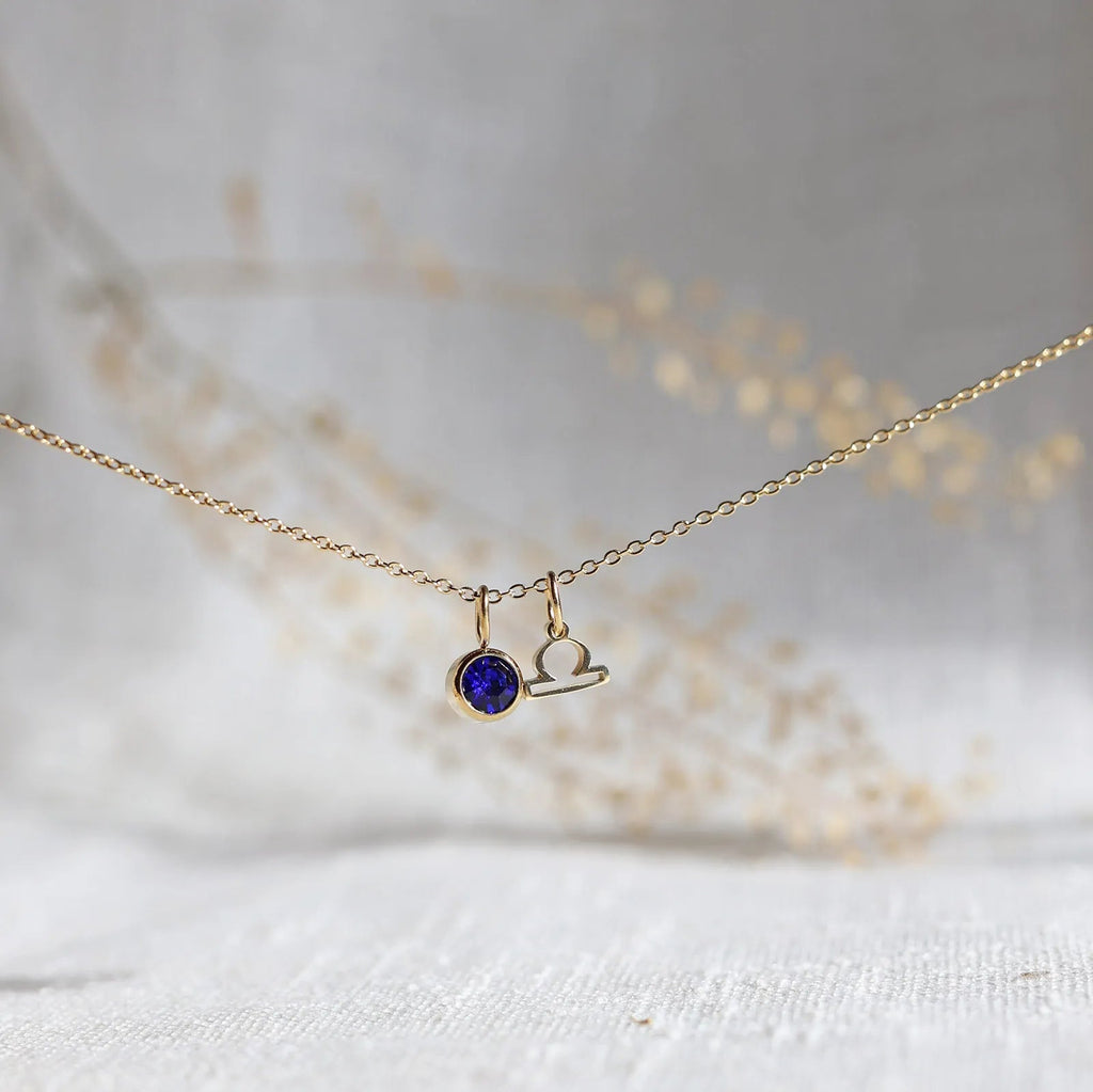 Collier signe astro et pierre – Mon Identité Visée Bijoux