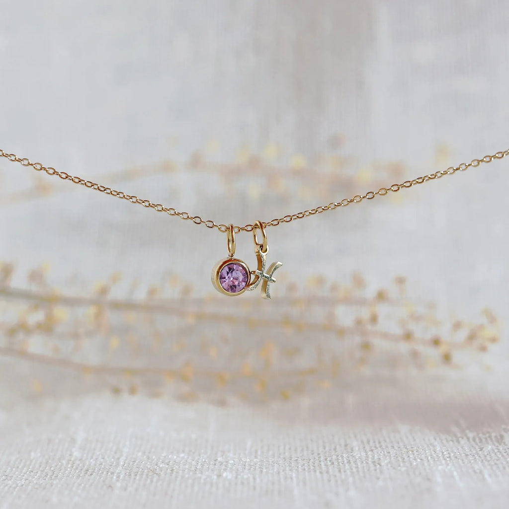 Collier signe astro et pierre – Mon Identité Visée Bijoux
