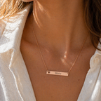 Collier cœur ajouré personnalisable – Douceur Visée Bijoux