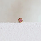 Pierre de naissance rose clair en acier inoxydable doré, option de personnalisation du bracelet "Mon Choix" par Visée Bijoux