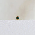 Pierre de naissance vert emeraude en acier inoxydable doré, option de personnalisation du bracelet "Mon Choix" par Visée Bijoux